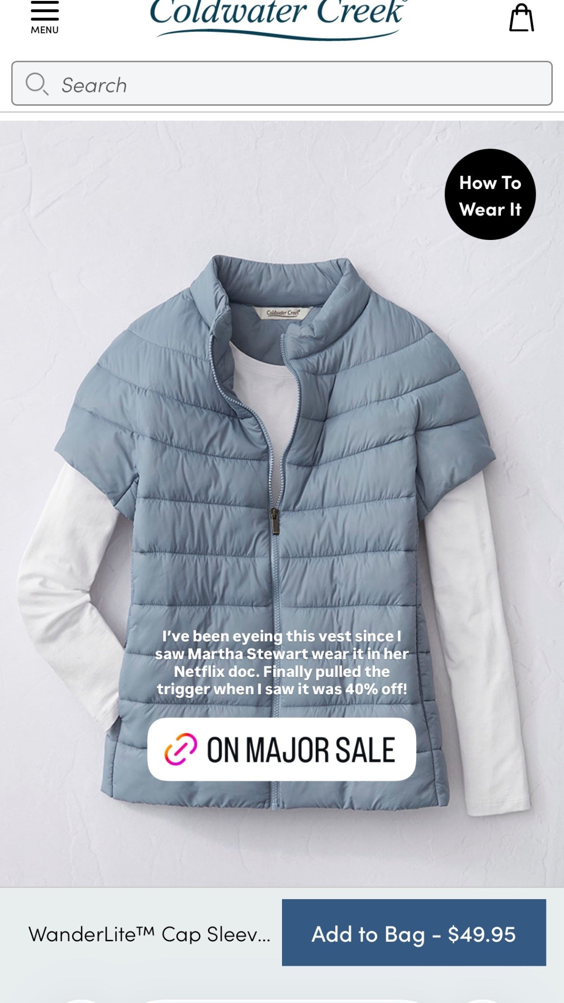 Martha Stewart vest on sale, perfect for winter, I got an XL

#LTKMidsize #LTKSaleAlert