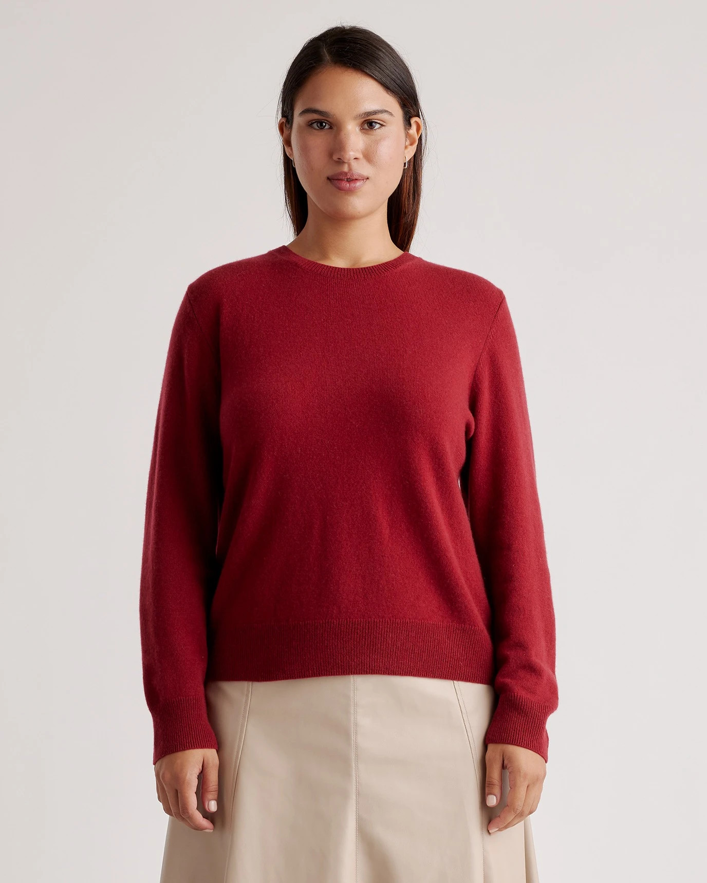 Lightweight Mongolian Cashmere Crewneck Sweater | Quince