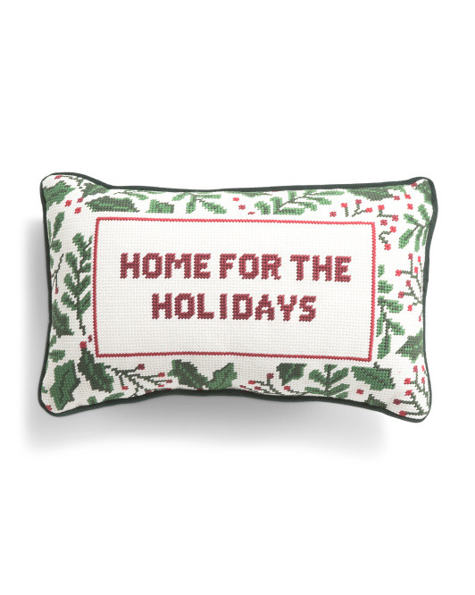 9x15 Home For The Holidays Pillow | TJ Maxx
