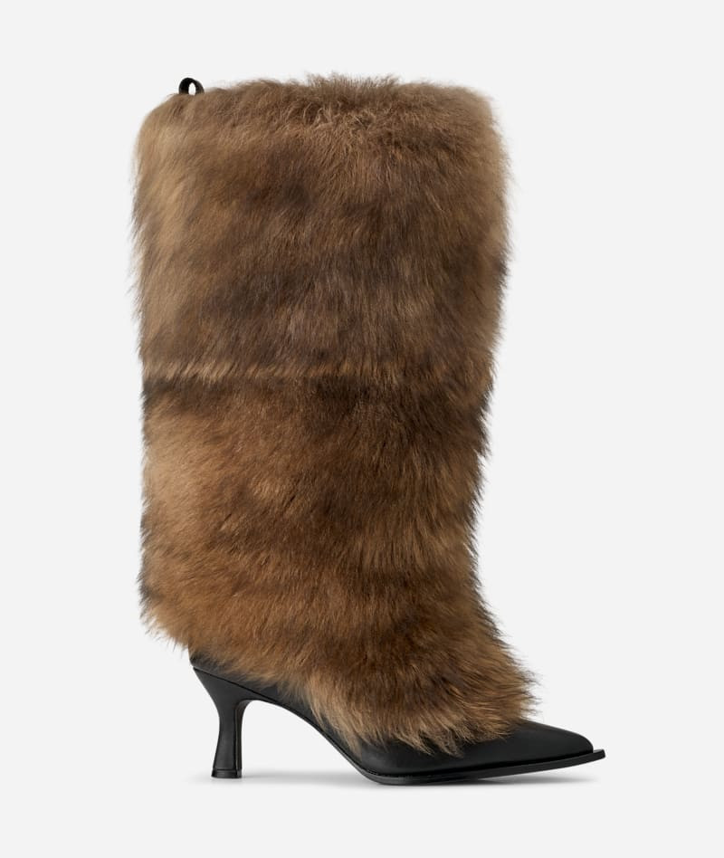 UGG® Women's UGG® Ambush Heel Sheepskin Boots in Brown, Size 5.5 | UGG (US)