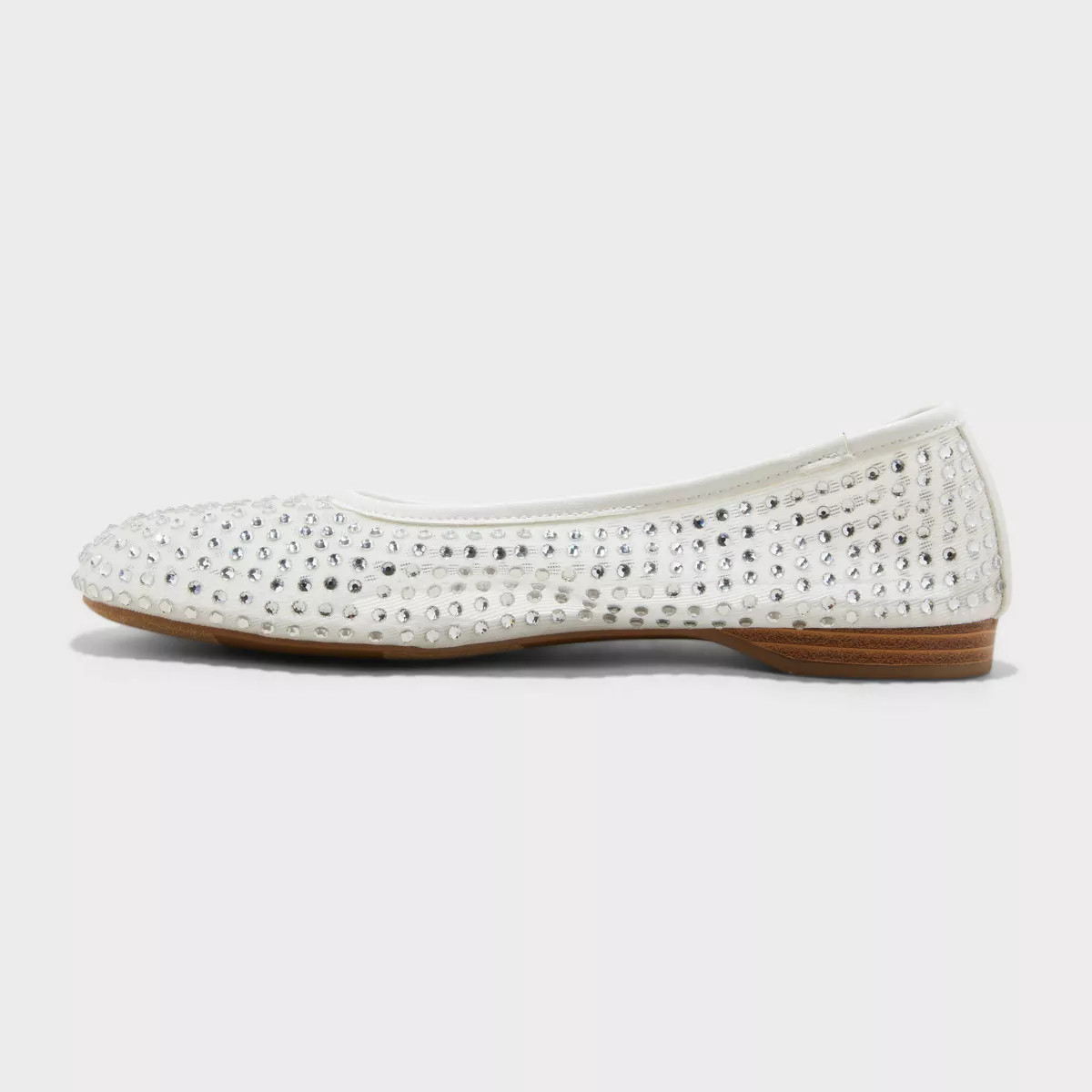 Women's Mel Rhinestone Mesh Ballet Flats - A New Day™ | Target
