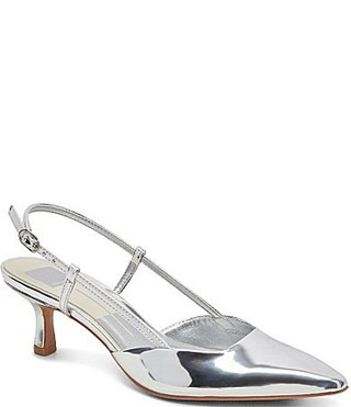 Dolce Vita Odela Mirror Metallic Slingback Pumps - 9.5 | Dillard's