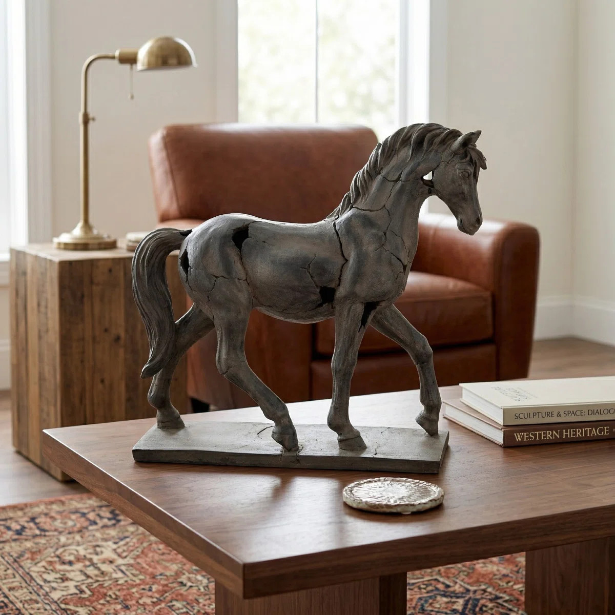 Hafssa Decorative Objects Horse Sculpture for Home Decor \u2013 Modern Statues and Figurines for ... | Wayfair North America