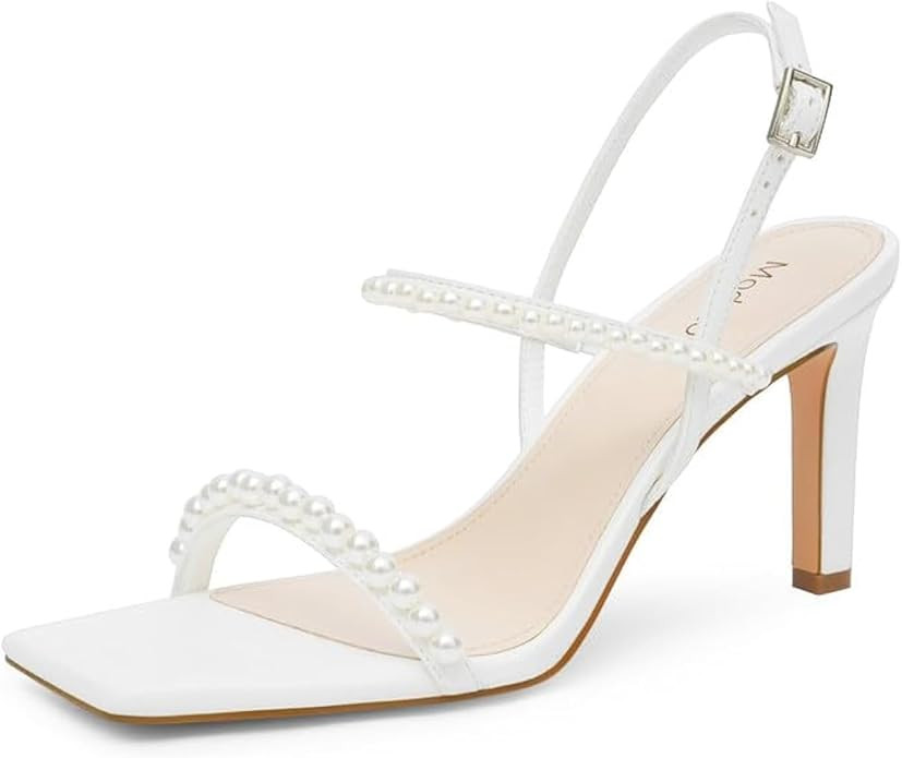 Modatope Womens Sandals Open Toe Strappy Sandals Ankle Strap High Heel Sandals for Women | Amazon (US)