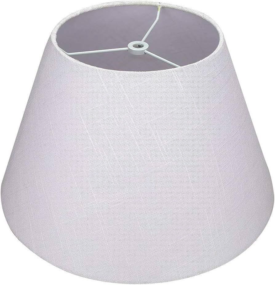 ALUCSET Medium Lamp Shade, Barrel Fabric Lampshade for Table Lamp and Floor Light, 7x13x7.8 inch,... | Amazon (US)