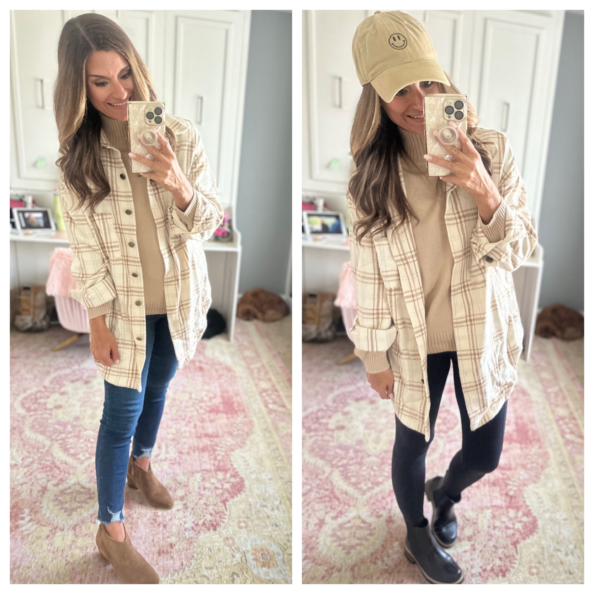 How to style a plaid shacket

#LTKover40 #LTKfindsunder50 #LTKstyletip