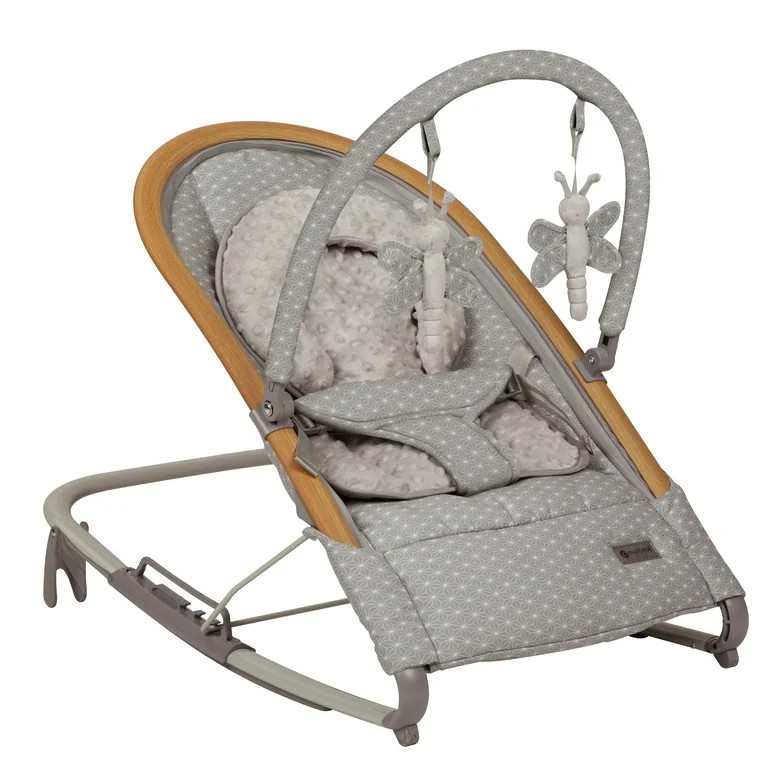 Monbebe Serenity Baby Rocker with 3 positions, Grey Stardust | Walmart (US)