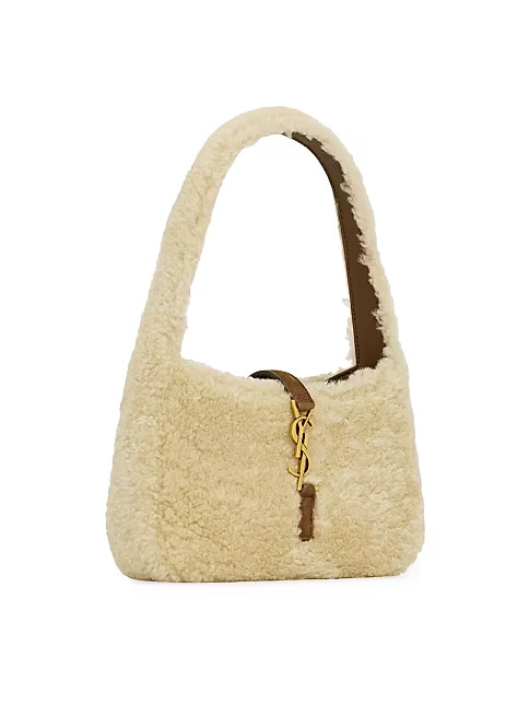Saint Laurent Mini Le 5 à 7 Bag in Shearling | Saks Fifth Avenue