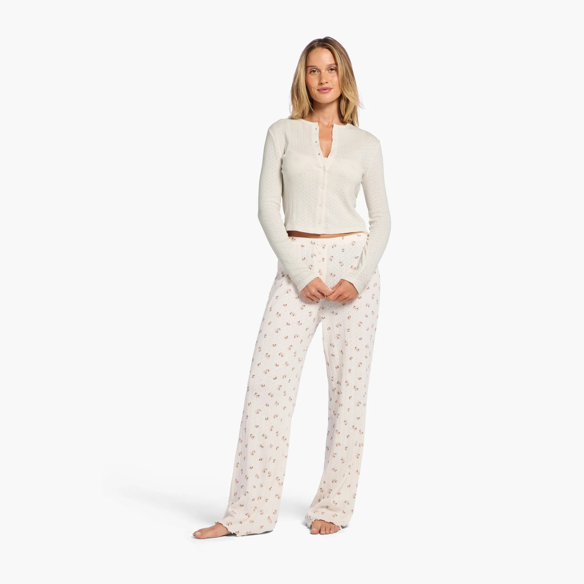 Pointelle Cardigan | Nuuds US