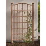 Vita 54" L x 96" H Concord Embossed Vinyl Trellis, Brown, VA84090 | Walmart (US)