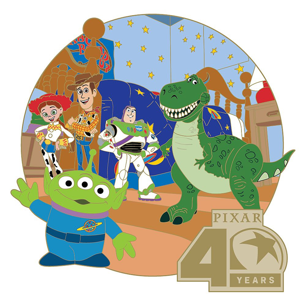 D23-Exclusive Toy Story 2 Pin – Pixar Animation Studios 40th Anniversary – Limited Edition | Disney Store