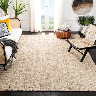 SAFAVIEH Handmade Natural Fiber Bariaa Jute Rug - 8' x 10' - Natural | Bed Bath & Beyond