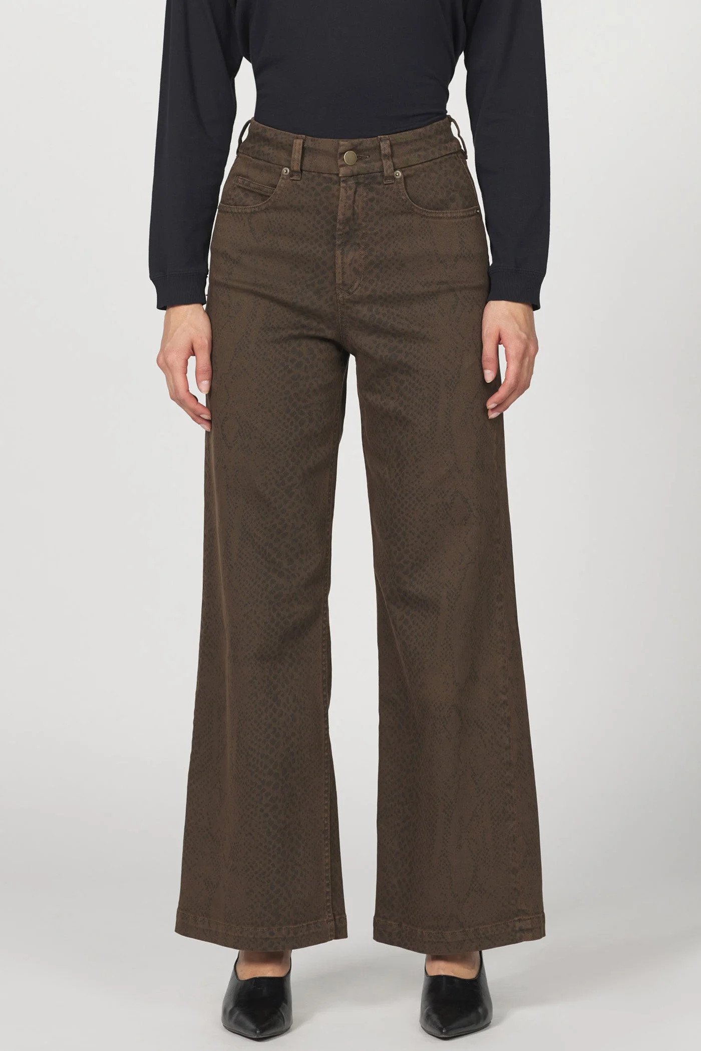 AUDREY WIDE LEG JEAN  PRINT | Dear John Denim