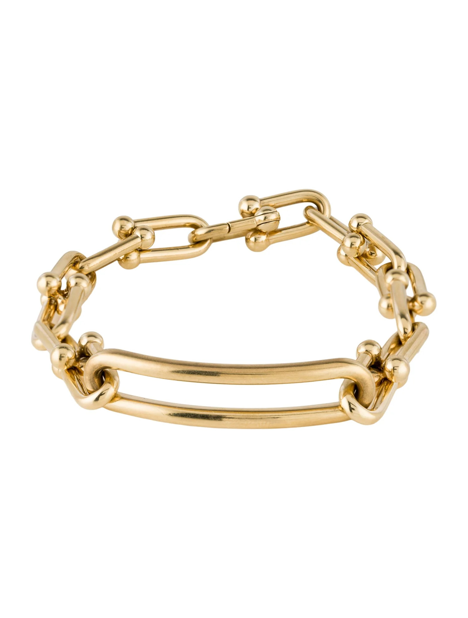 18K Elongated Link Bracelet | The RealReal