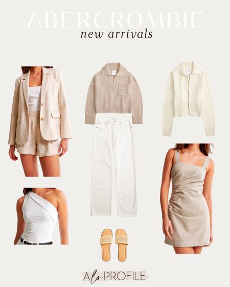 Abercrombie New Arrivals I'm Loving// Abercrombie,
spring outfit, spring style, vacation outfits, vacay outfit, travel outfit, neutral outfit, Abercrombie outfit