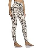Colorfulkoala Women's High Waisted Pattern Leggings Full-Length Yoga Pants (S, Beige Leopard) | Amazon (US)