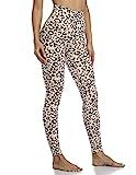 Colorfulkoala Women's High Waisted Pattern Leggings Full-Length Yoga Pants (S, Beige Leopard) | Amazon (US)