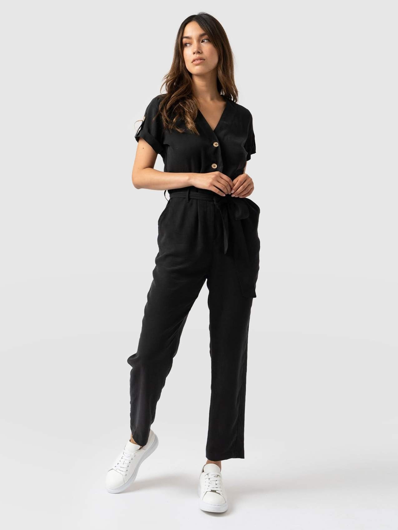 Summer Jumpsuit - Black | Saint + Sofia (Global)