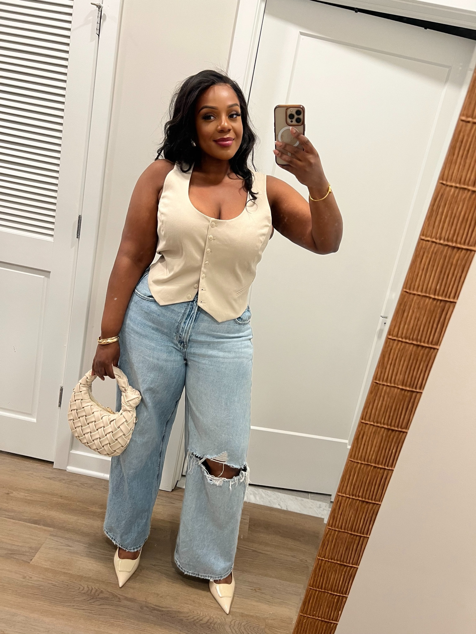 Transitioning from summer to fall. Add a long sleeve top underneath the vest and you’re set!

#LTKOver40 #LTKFindsUnder100 #LTKStyleTip