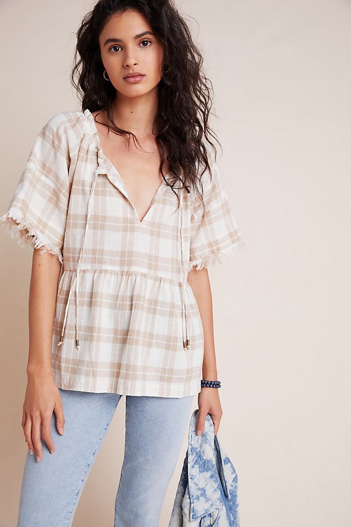The Bette Babydoll Blouse | Anthropologie (US)