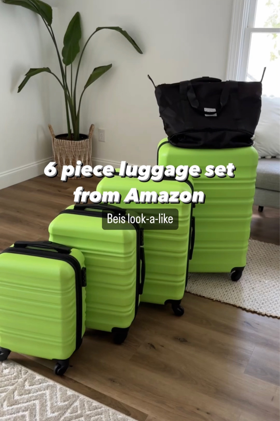 LONG VACATION Luggage Set 4 Piece … curated on LTK