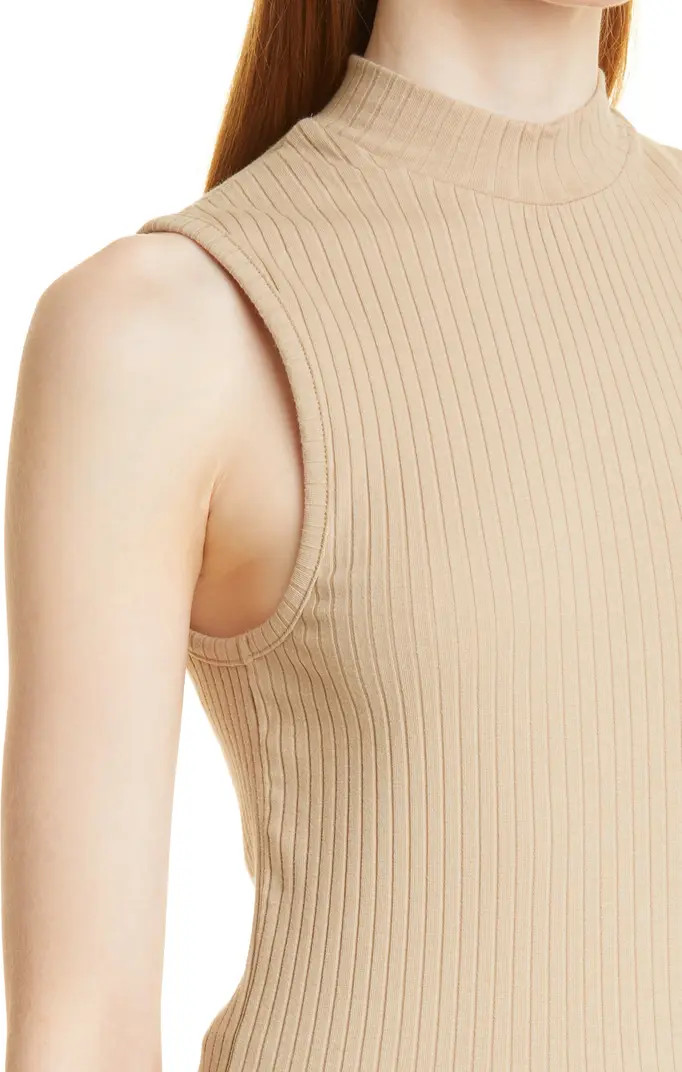 Club Monaco Mock Neck Rib Tank | Nordstrom | Nordstrom