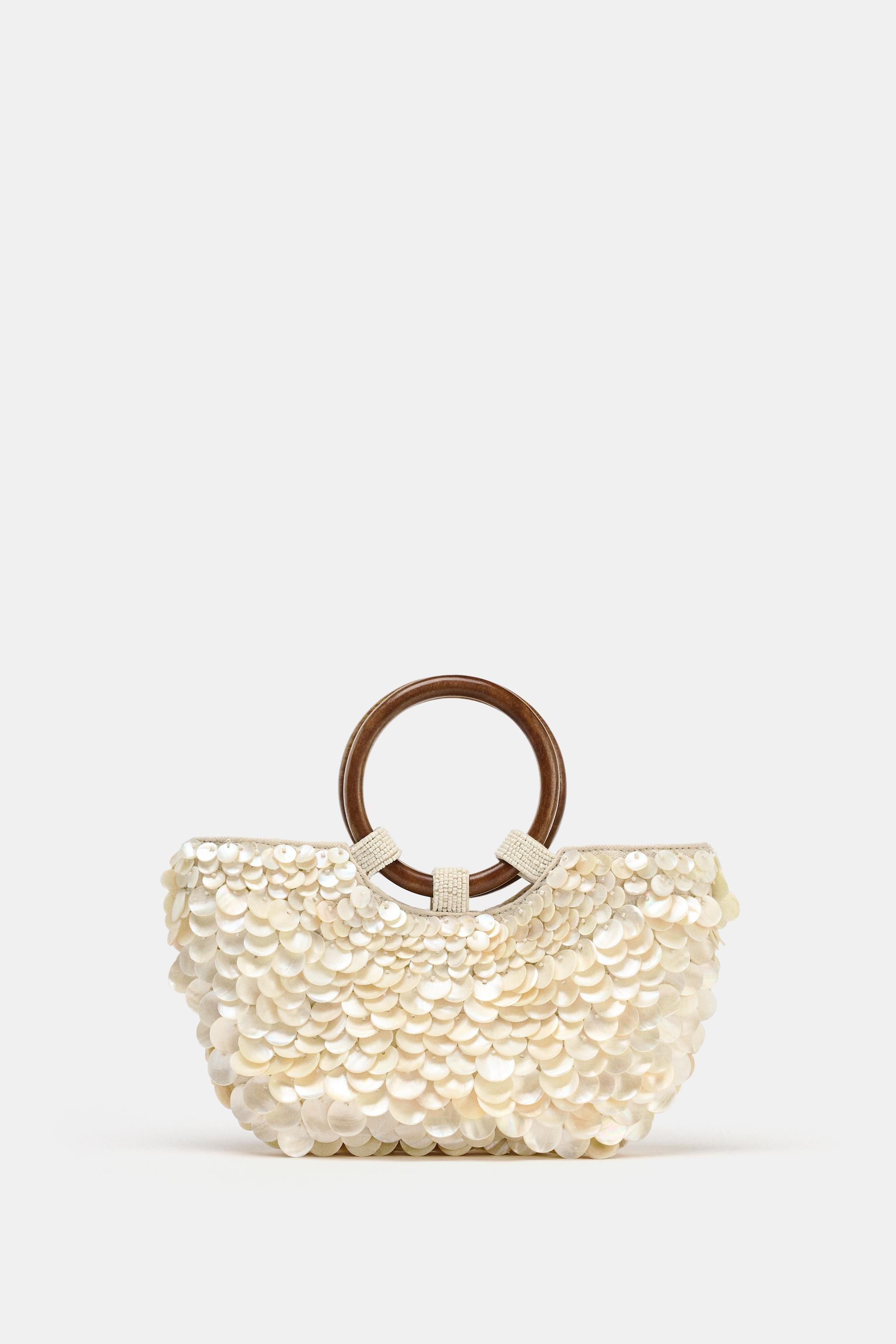 PEARLESCENT APPLIQUÉ BAG | Zara UK