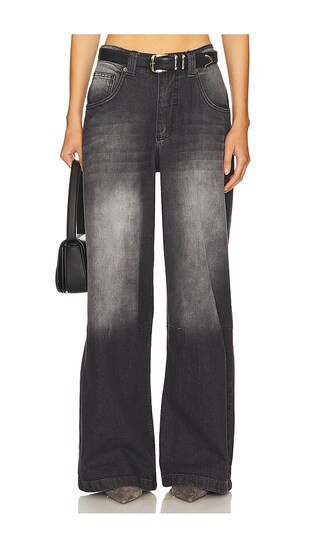 Jaded London Colossus Jeans in Black. - size 25 | Revolve Clothing (Global)