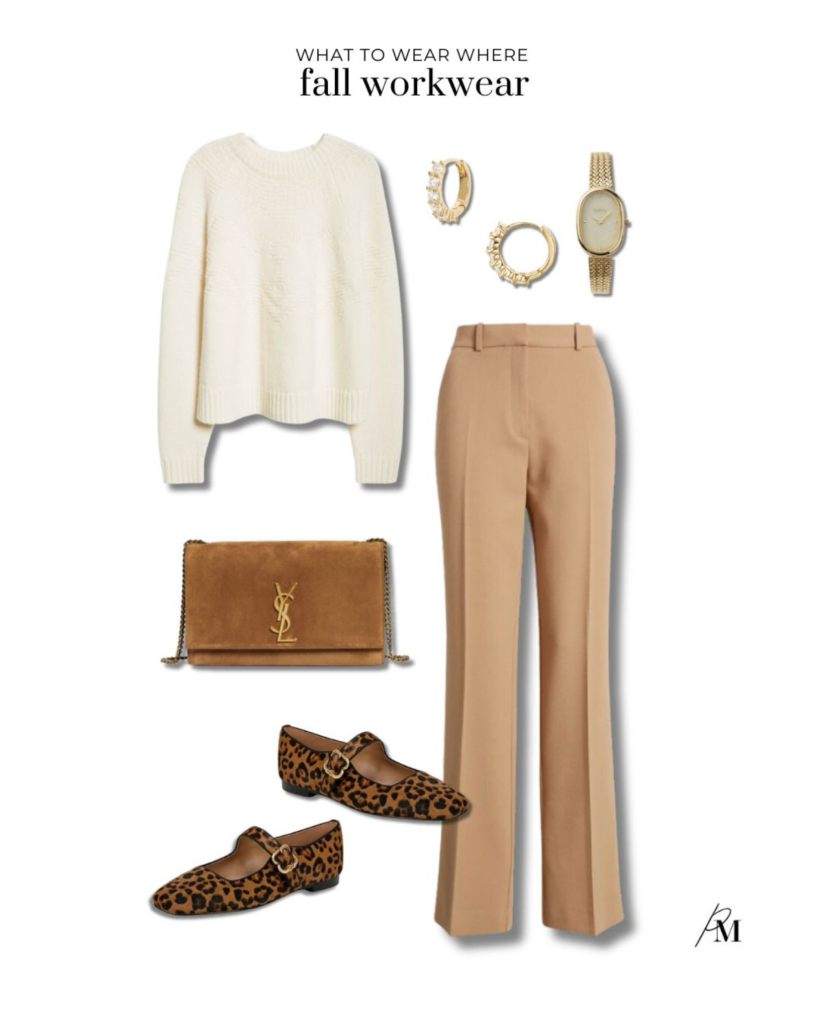 Fall workwear outfit idea. These high waisted pants and textured sweater are perfect for fall. 

#LTKStyleTip #LTKSeasonal #LTKWorkwear