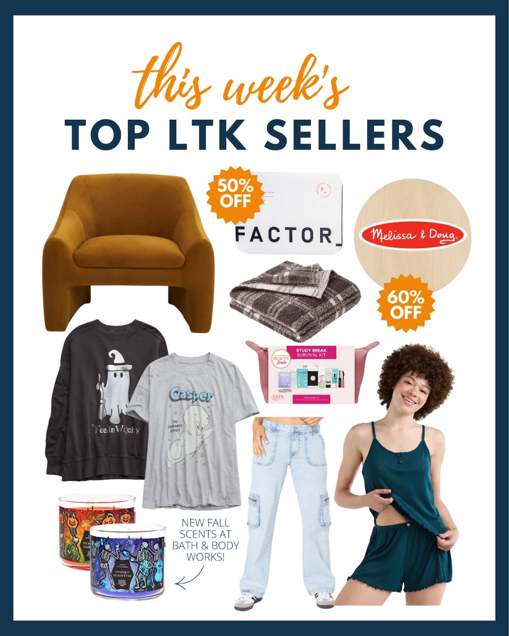 Want to know what the top LTK sellers were for the week?? Shop them below! 🙌🏼🤩

#LTKSeasonal #LTKHome #LTKOver40