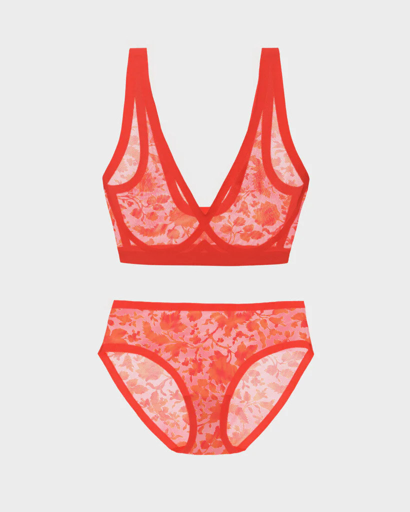 Sheer Bra & Panty Set | EBY