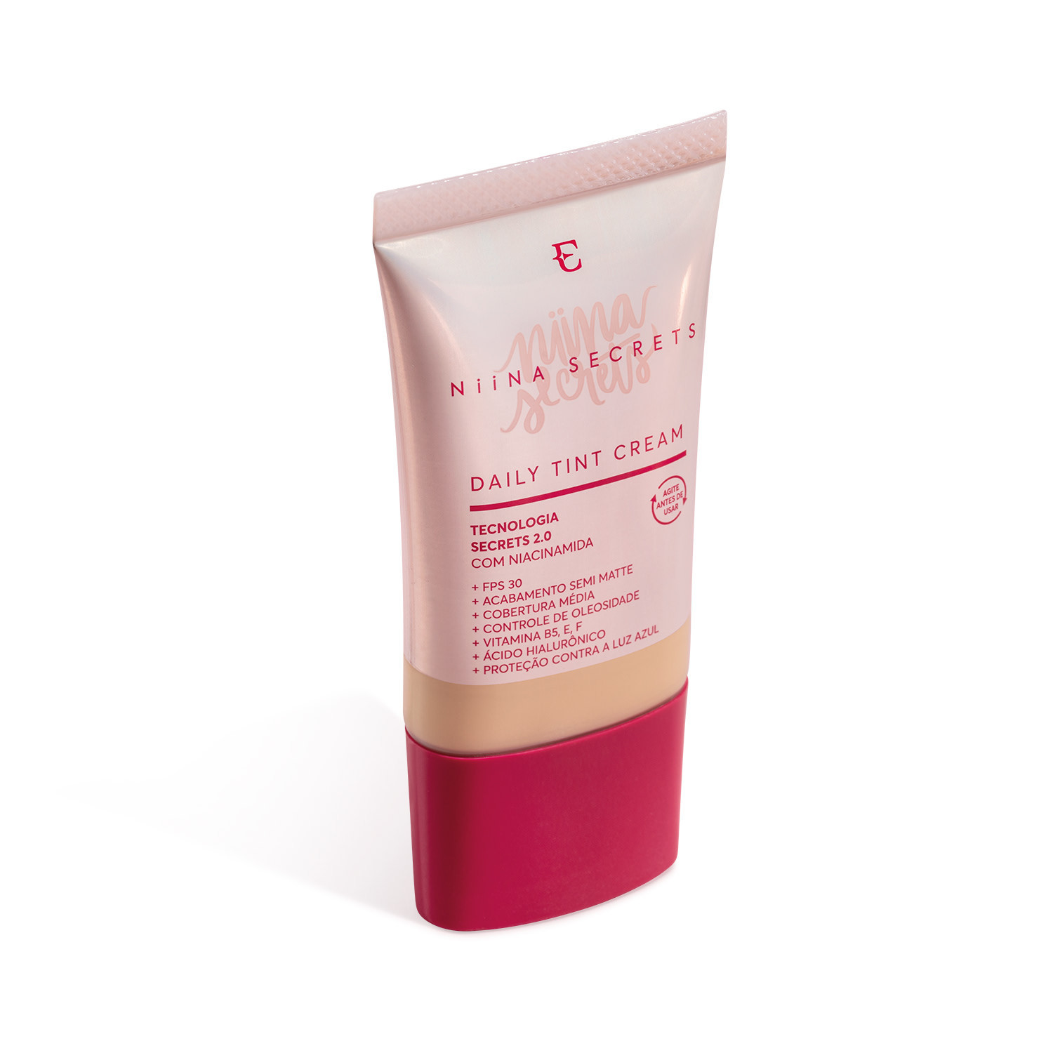 Base Líquida Cor 0 Daily Tint Cream Niina Secrets 25ml | Eudora (BR)