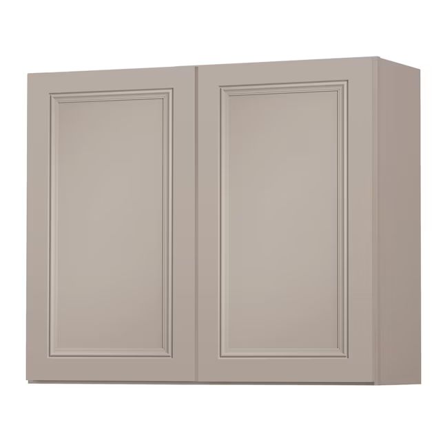 Diamond NOW Wintucket 36-in W x 30-in H x 12-in D Cloud Gray Door Wall Fully Assembled Stock Cabi... | Lowe's