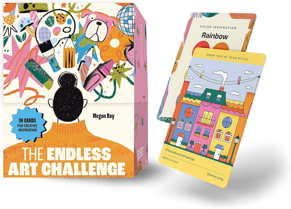 The Endless Art Challenge Card Deck: 90 Creativity Prompt Cards (Overall 25,000 Combinations!) fo... | Amazon (US)