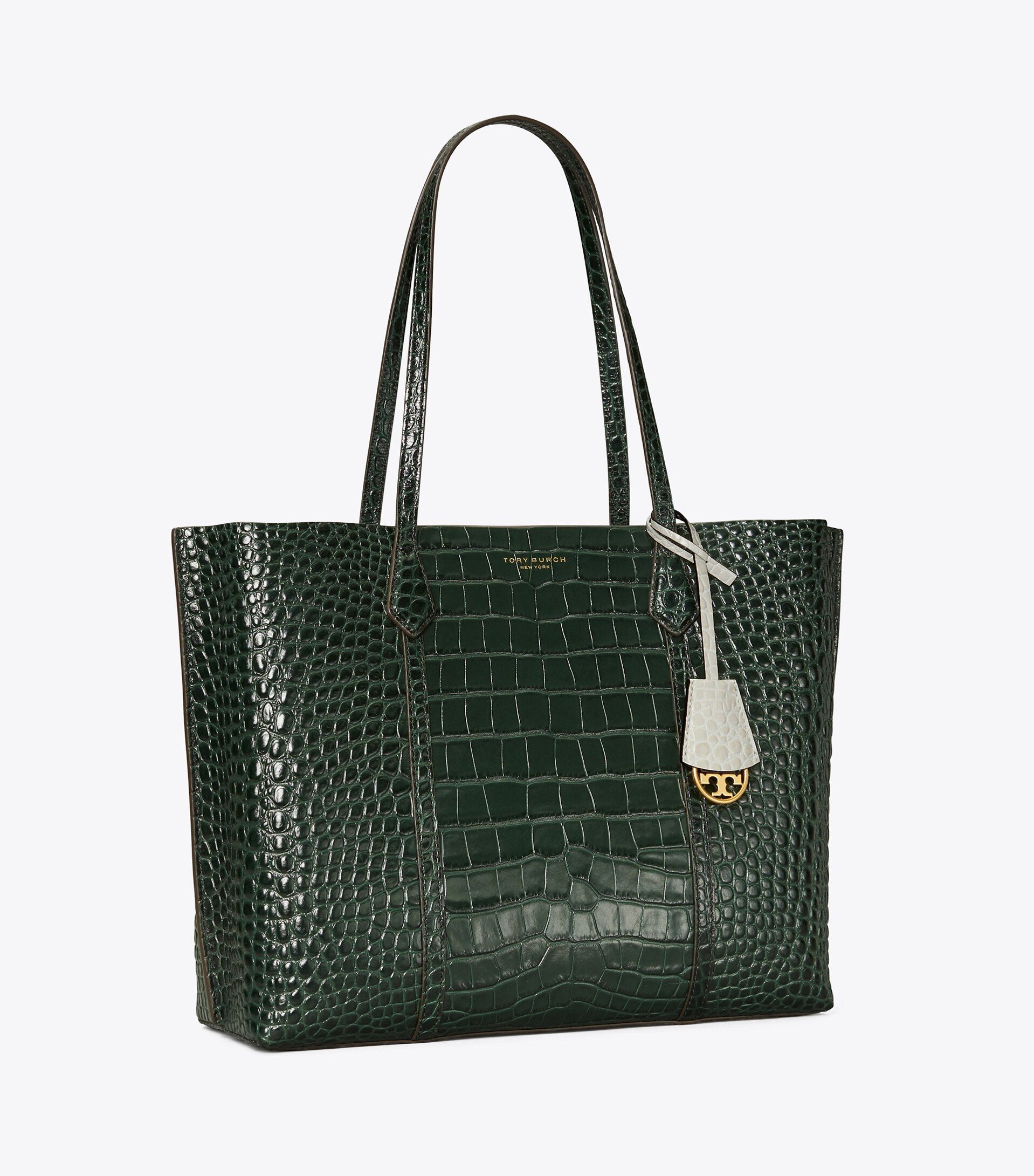 Perry Embossed Triple-Compartment Tote Bag | Tory Burch (US)