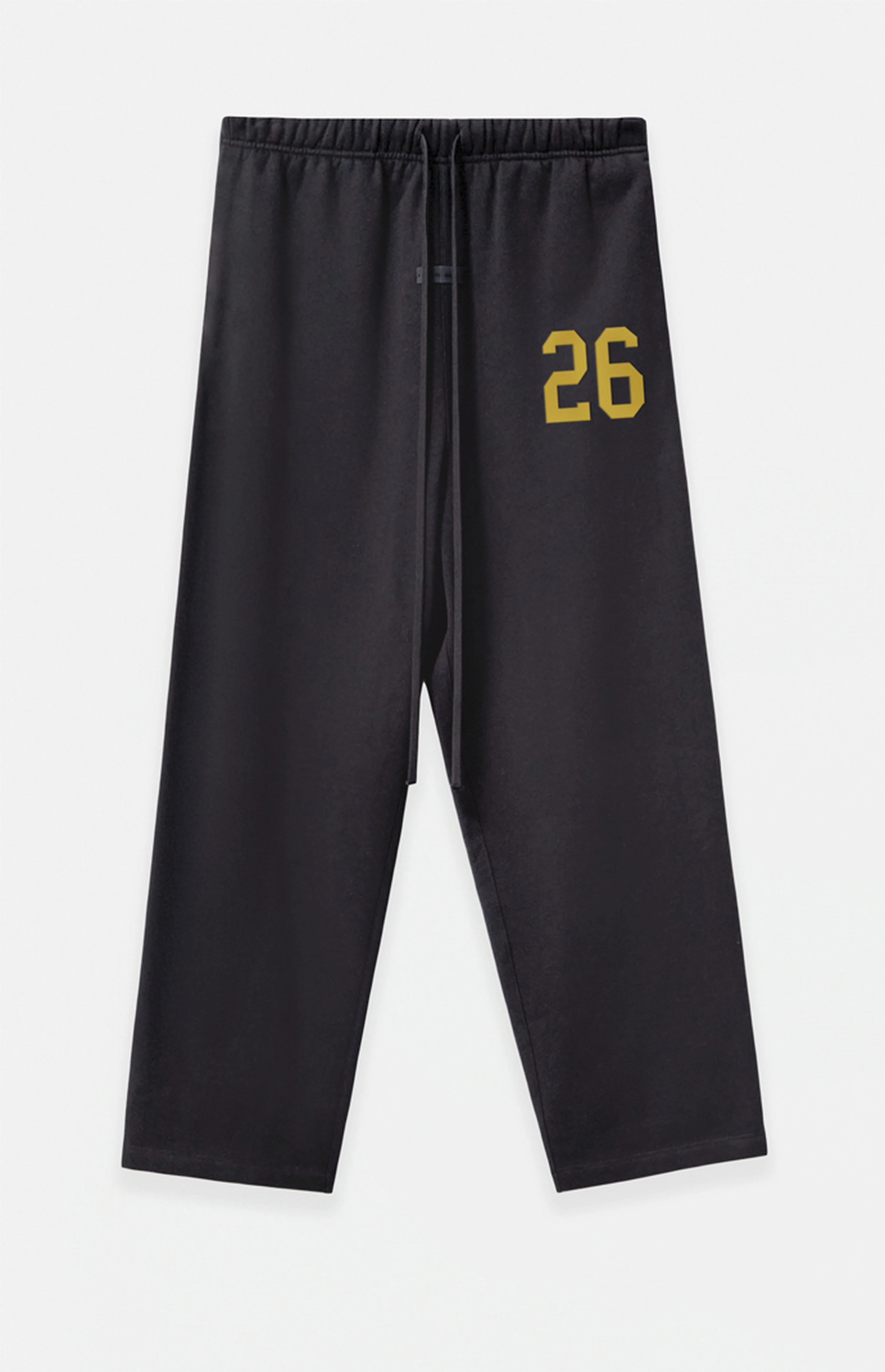 Fear of God ESSENTIALS Vintage Black Lounge Fleece Baggy Sweatpants | PacSun