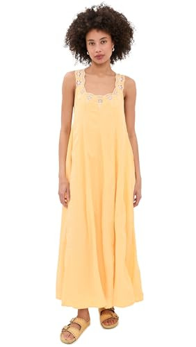 Free People Women's to The Moon Maxi Dress, Golden Haze, S | Amazon (US)