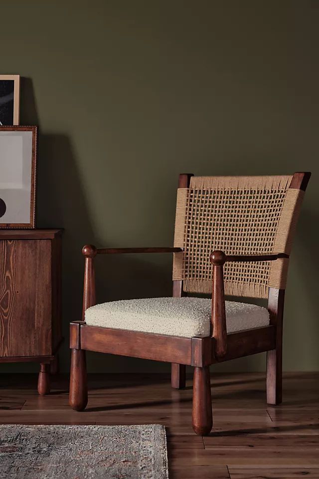 Amber Lewis for Anthropologie Bouclé Accent Chair | Anthropologie (US)