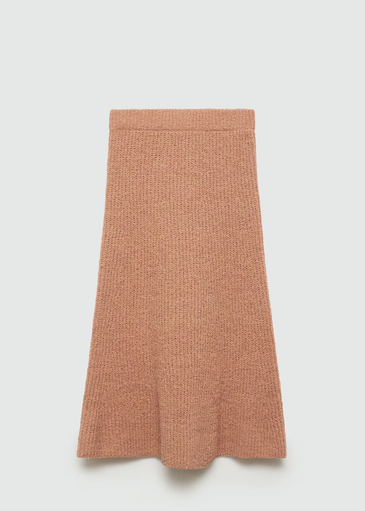 Flared ribbed skirt | MANGO (US)