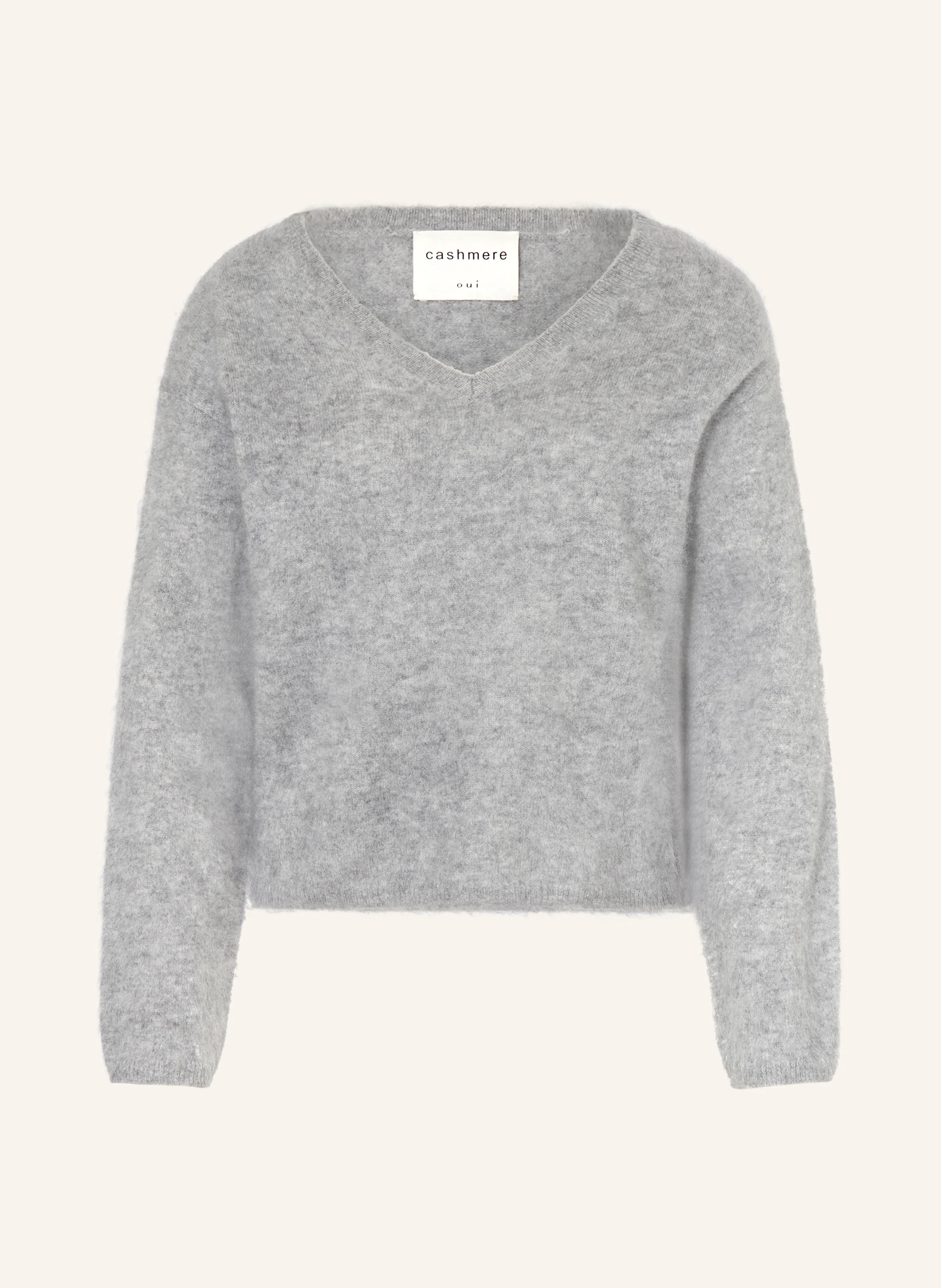 oui Cashmere-Pullover in grau | Breuninger (DACH)