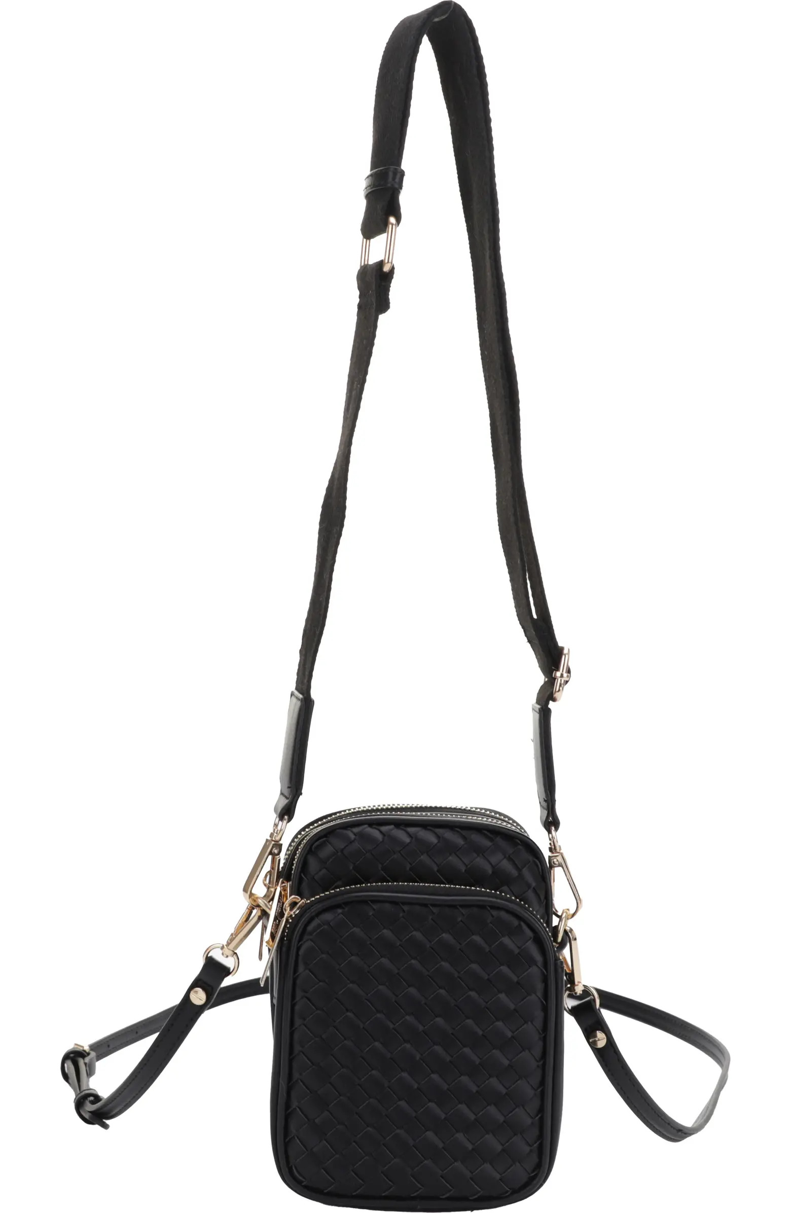 Josephine Woven Vegan Leather Crossbody Bag | Nordstrom