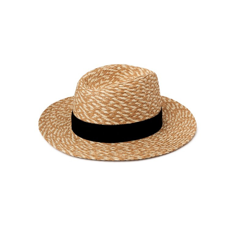 Time and Tru Women's Panama Hat with Clip | Walmart (US)