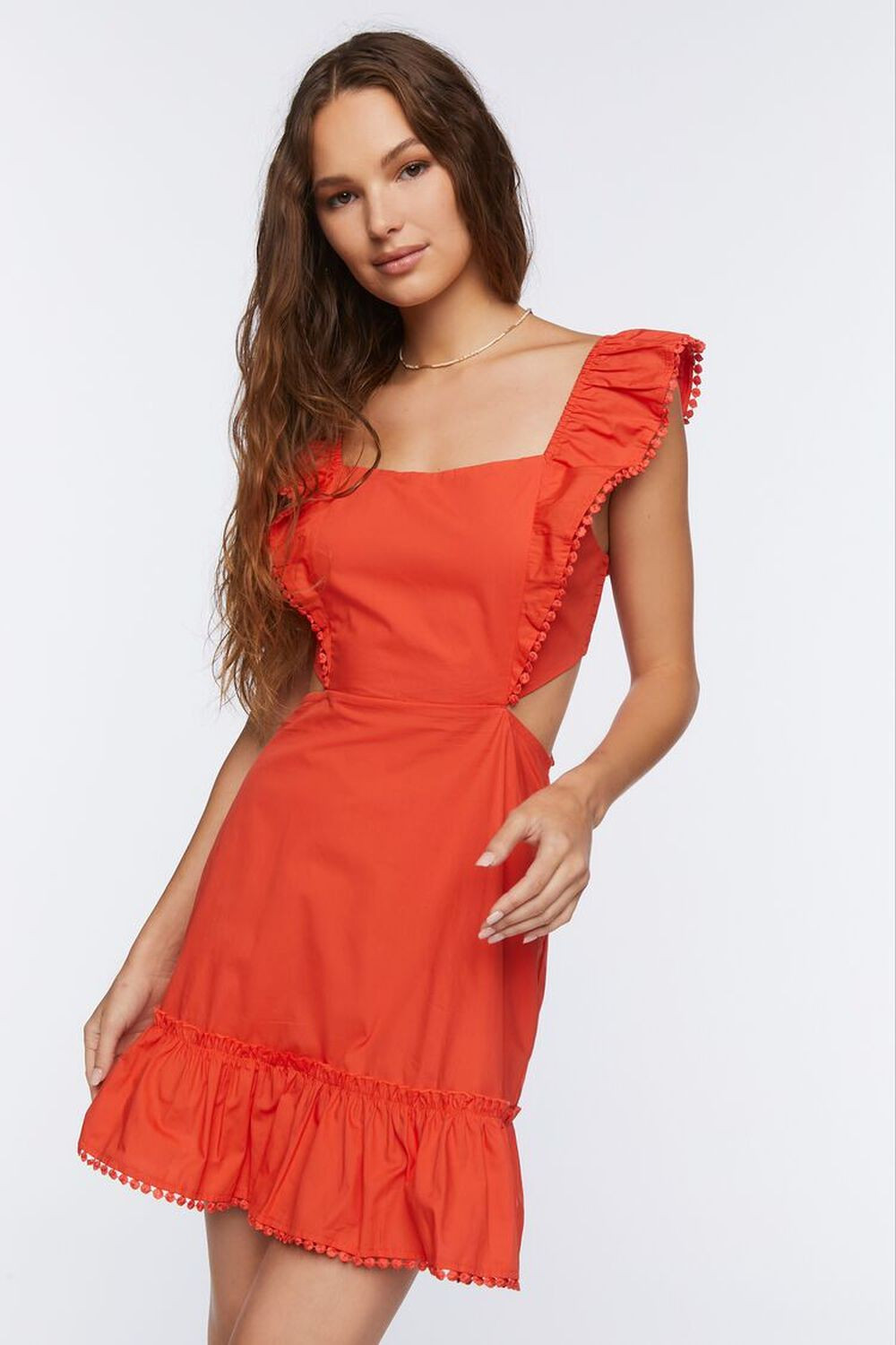 Cutout Flounce Mini Dress | Forever 21 | Forever 21 (US)