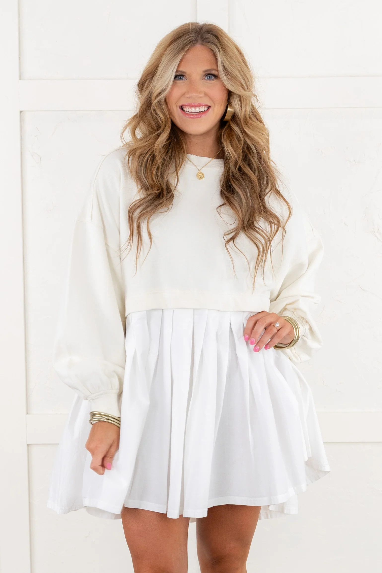 Eleanor Sweatshirt Dress | Free People - SALE | The Willow Tree
