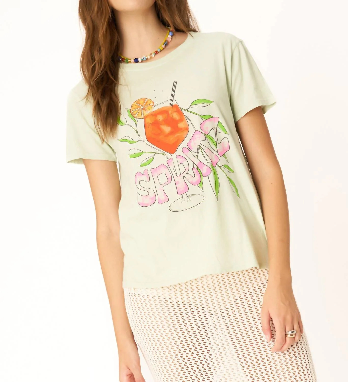 Spritz Tee In Mint Matcha | Shop Simon
