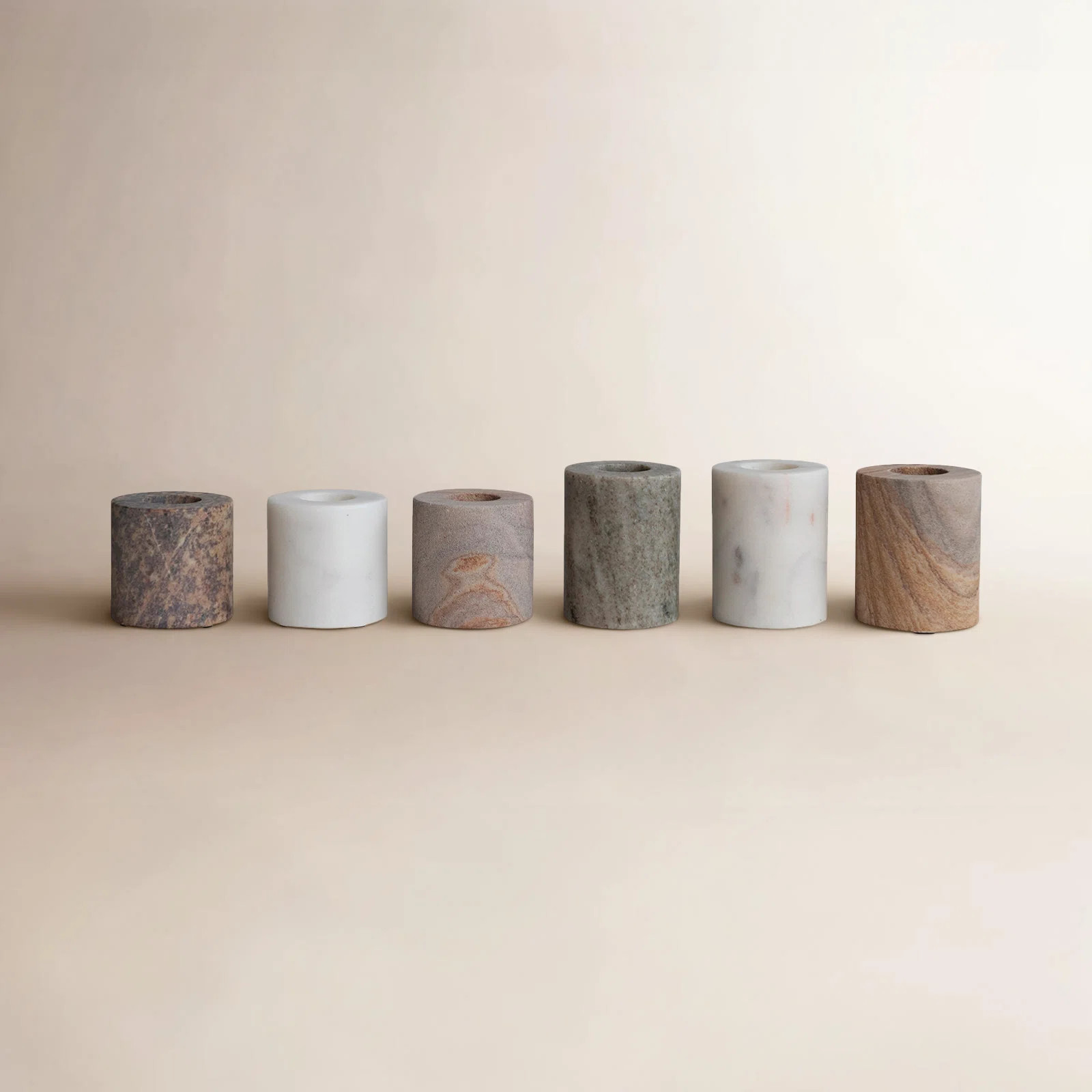 Decorative Marble Taper Candle Holders | Wayfair North America
