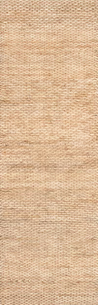 Natural Handspun Jute 2' 6" x 6' Area Rug | Rugs USA