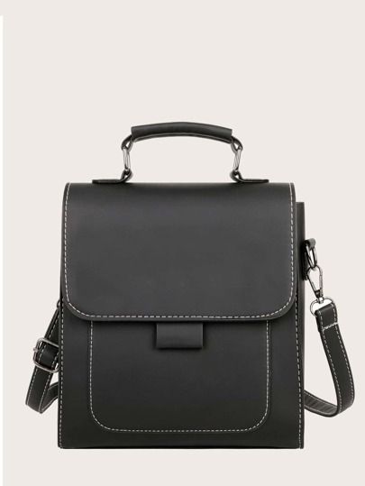 Minimalist Flap Backpack | SHEIN