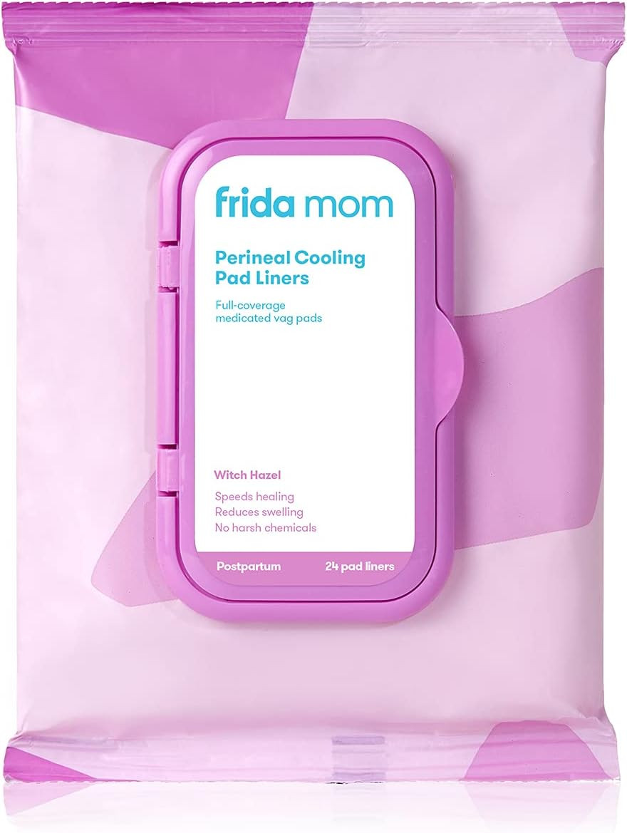 Frida Mom Perineal Medicated Witch Hazel Full-Length Cooling Pad Liners for Postpartum Care | 24-... | Amazon (US)