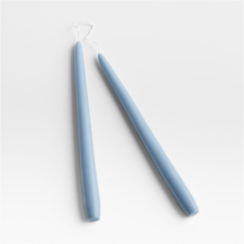 Dipped Blue Taper Candles, Set of 2 + Reviews | Crate & Barrel | Crate & Barrel